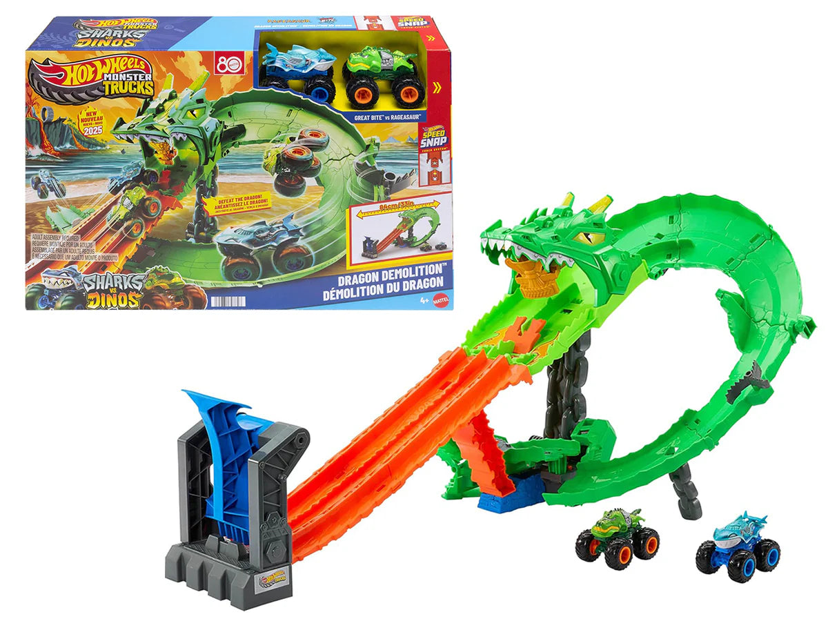 Hot Wheels Monster Dragon Demolition JFR06