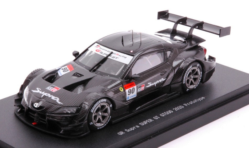 MODELLINO IN SCALA COMPATIBILE CON GT-R SUPRA N.90 SUPER GT500 2020 PROTOTYPE CARBON LIVERY1:43 EBBRO EB45772