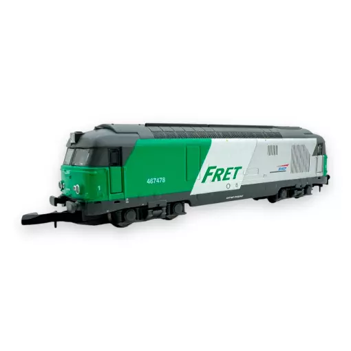 Locomotiva diesel BB 67478 FRET - Azar Models L01-FR2A - Z 1/220 - SNCF - 2R - EP V/VI - Analogico