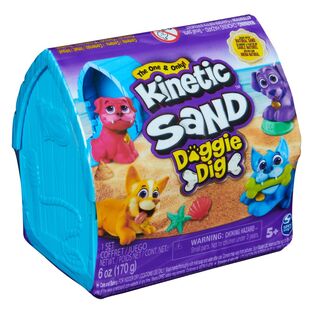 Kinetic sand cane nella cuccia