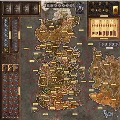 TRONO DI SPADE GDT : LA MADRE DEI DRAGHI DELUXE GAMEMAT Gioco da Tavolo