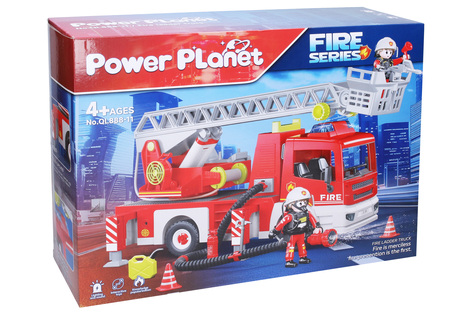 Auto dei pompieri con scala kit 40cm