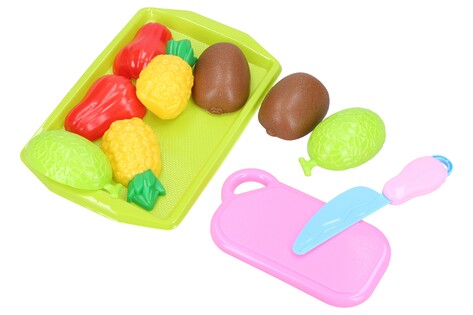 Set frutta a fette con vassoio 21x14 cm