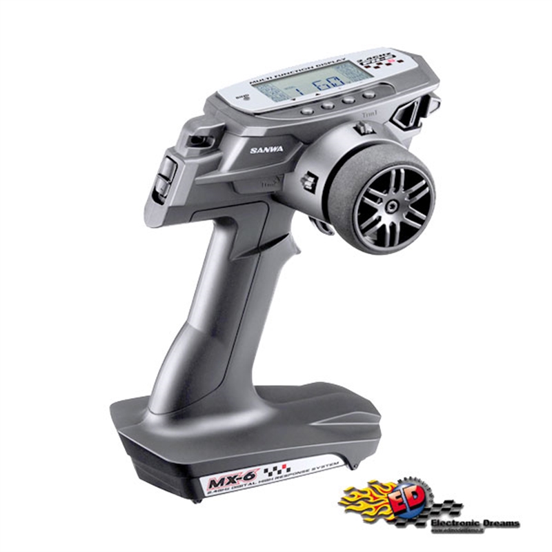 SANWA MX-6 2,4 GHZ 3CH con ricevente 391W waterproof - [101A32571A]