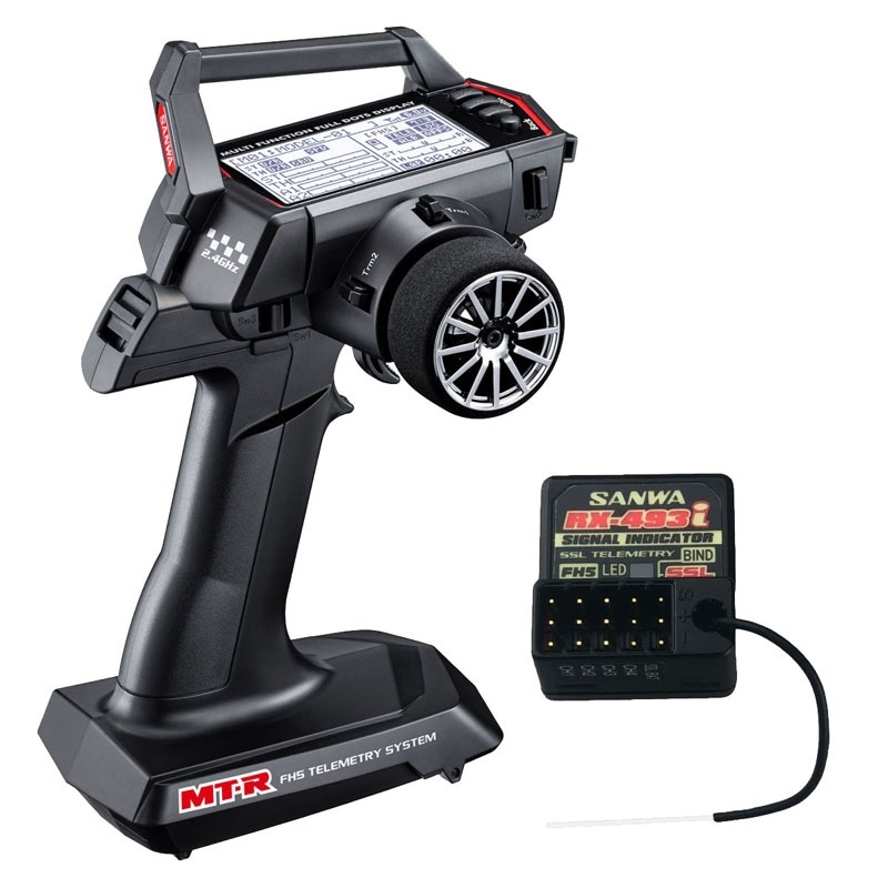 SANWA MT-R RX-493i 2.4GHZ 4CH con Telemetria - [101A32773A]