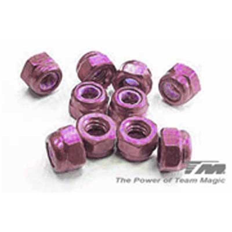 DADO FRENATO IN ALLUMINIO 3mm (10) ROSA - [111007PK]