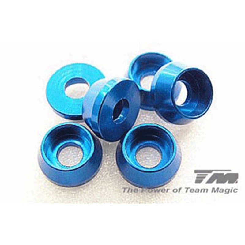 RONDELLE VITI TESTA ESAGONALE 3MM BLUE - [111041B]