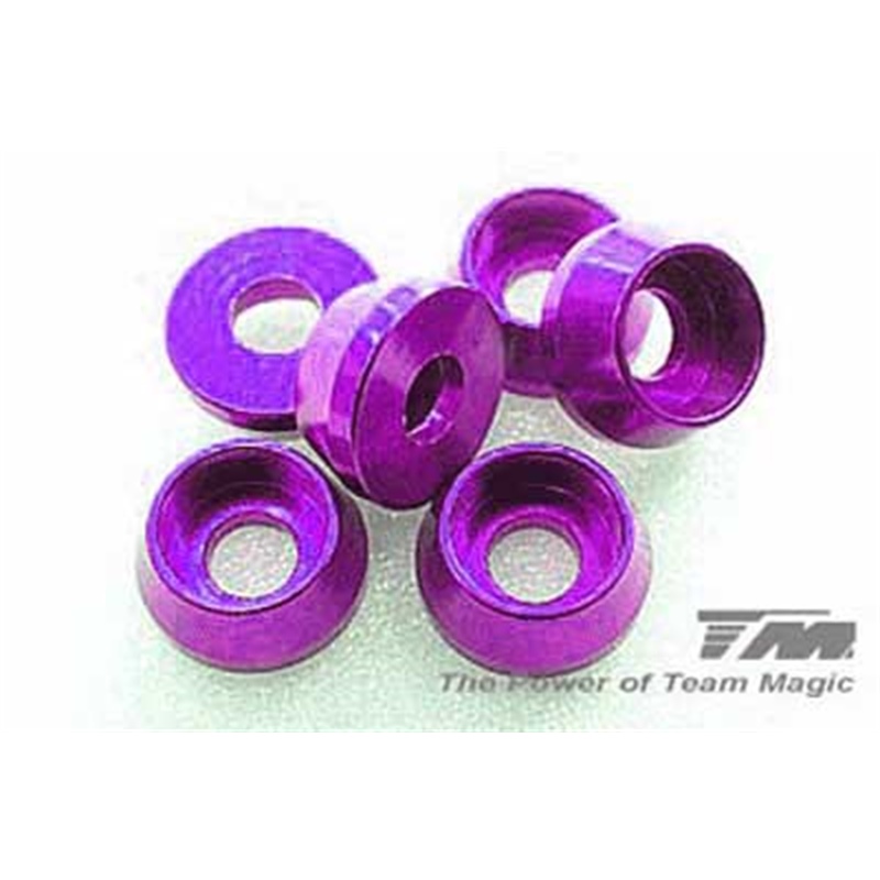 RONDELLE VITI TESTA ESAGONALE 3MM PURPLE - [111041P]