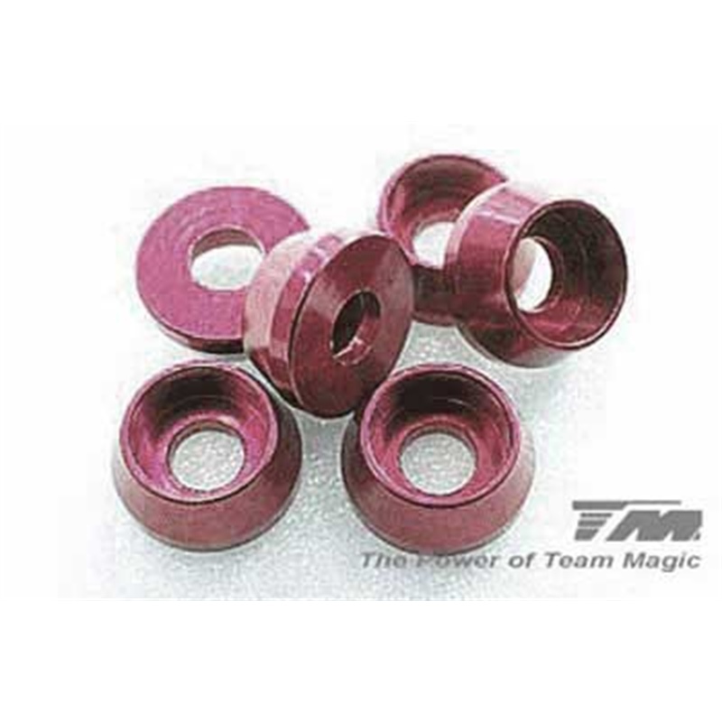 RONDELLE VITI TESTA ESAGONALE 3MM PINK - [111041PK]