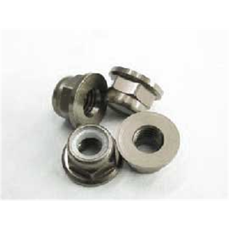 DADO FRENATO FLANGIATO IN ALLUMINIO 5mm ARGENTO - [111049S]