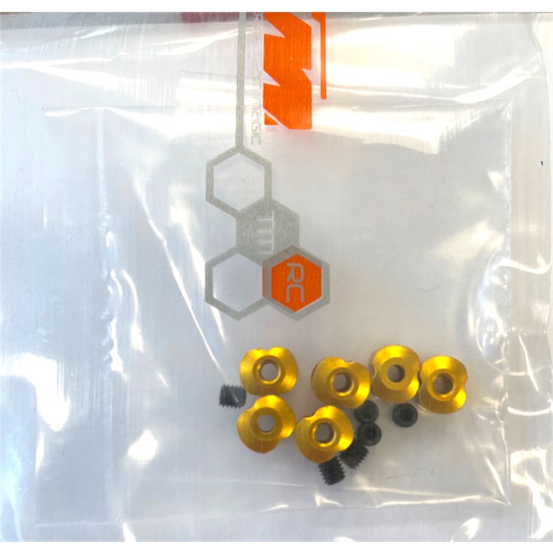 COLLARINI X LEVERAGGI IN ALLUMINIO (6) ORO "NEW TYPE" - [111131GD]