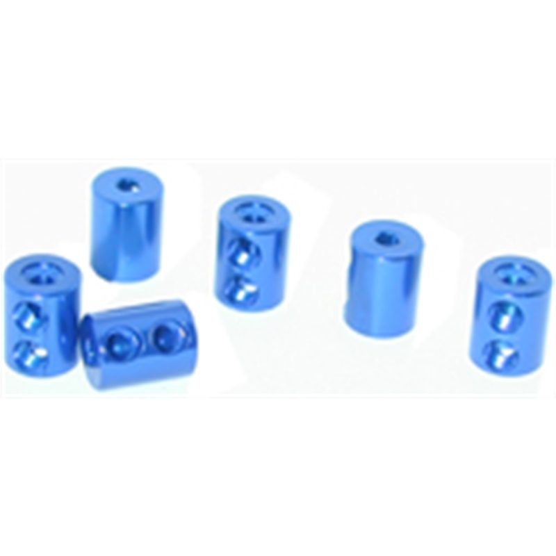 COLLARINI X LEVERAGGI DOPPIO BLOCCAGGIO IN ALLUMINIO (6) BLU - [111146B]