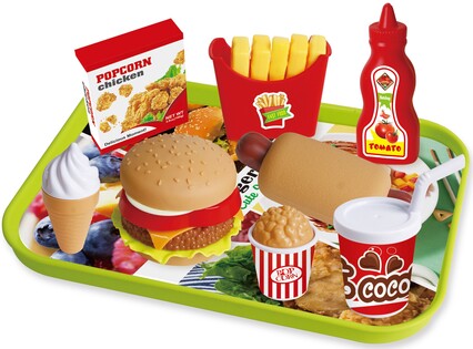 Snack fast food con vassoio - confezione ceca