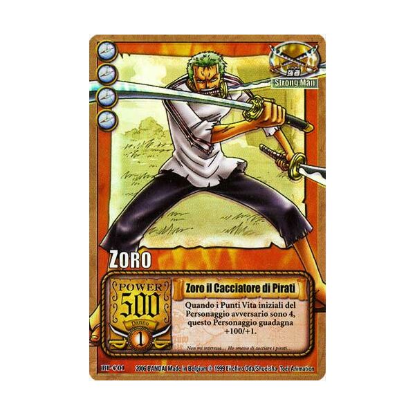 BP-C01 Zoro il Cacciatore di Pirati rara foil -NEAR MINT-