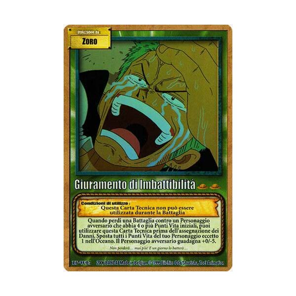 BP-W05 Giuramento di imbattibilita' rara foil -NEAR MINT-