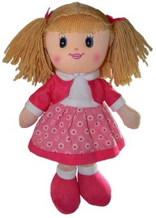 Bambola di pezza, 30 cm