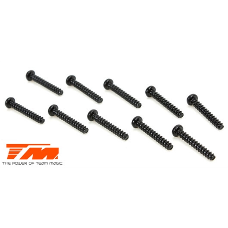 2X12mm vite a brugola in acciaio testa bombata (10) - [126212BU]