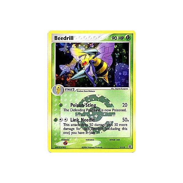 001 / 112 Beedrill rara foil speciale (EN) -NEAR MINT-