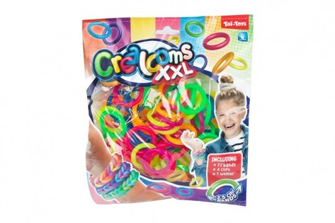 Fai il tuo braccialetto - 72 elastici + attrezzi + telaio per braccialetti