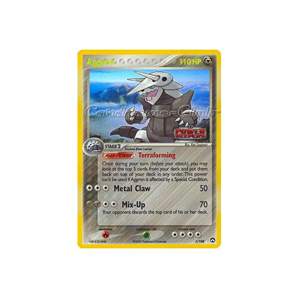 001 / 108 Aggron rara foil speciale (EN) -NEAR MINT-