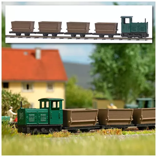 Set ferroviario da campo non motorizzato - Busch 8071 - N 1/160