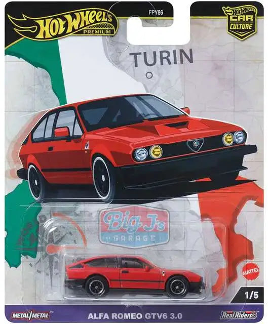 Hot Wheels Premium Car Culture Alfa Romeo GTV6 3.0 HRV80