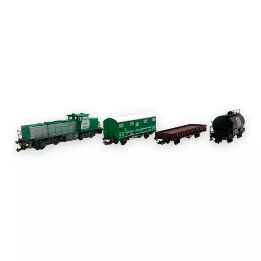 Set di partenza G1206 e carri merci - Piko 97946 - HO 1/87 - SNCF - EP V / VI