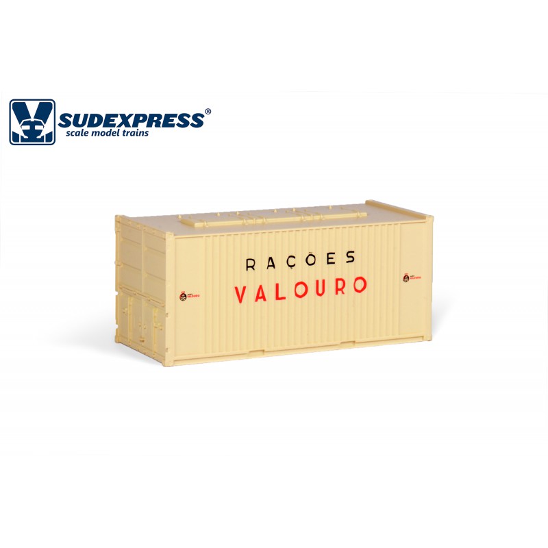 20' RAÇOES VALOURO container anni '70. SUDEXPRESS S6001