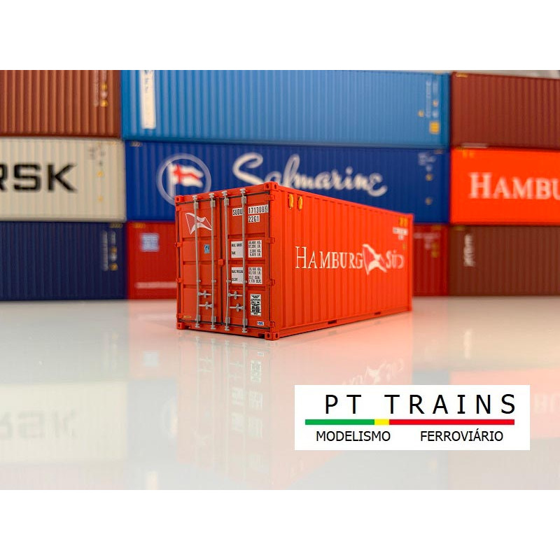 Contenitore DV ''Hamburg SÜD'' da 20''. PT TRAINS 820007