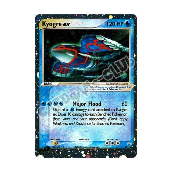 001 Kyogre ex promo foil (EN) -NEAR MINT-