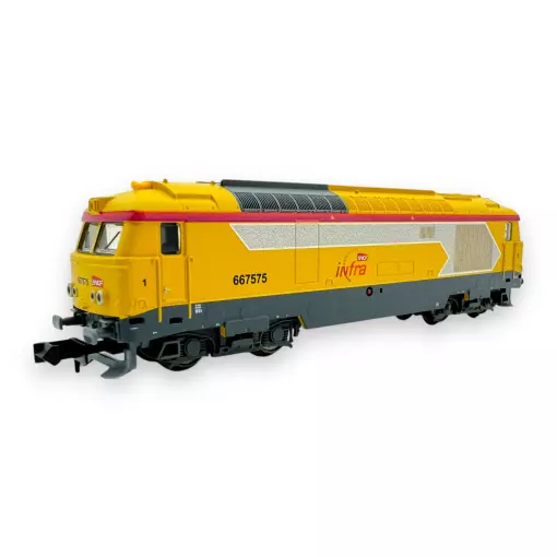Locomotiva diesel BB 67400 "infra" - MiniTrix 16707 - N 1/160 - SNCF - EP VI - 2R - DCC Son
