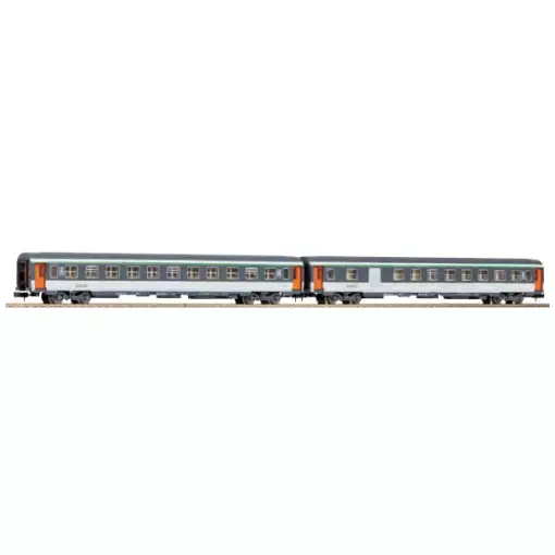 Coffret de 2 voitures Corail - Piko 94506 - N 1/160 - SNCF - Ep V - 2R