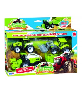 3 veicoli agricoli + carro retrocarica