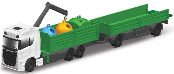 Maisto - Mini macchine da lavoro, Scania 770 S riciclaggio