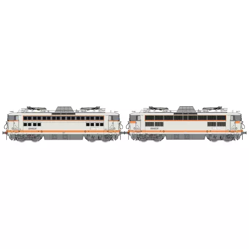 Accoppiamento di locomotive elettriche BB 408760 + BB 408784 - R37 HO 41080D - HO 1/87 - SNCF - EP V - Digitale - DC