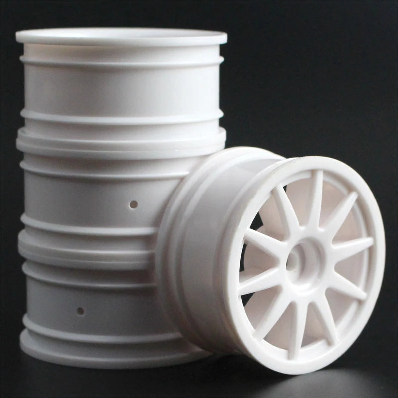 4 Pcs 1Set di Plastica Wheel Rim Fit Hpi Hsp Rc 1:10 on-Road Racing Car