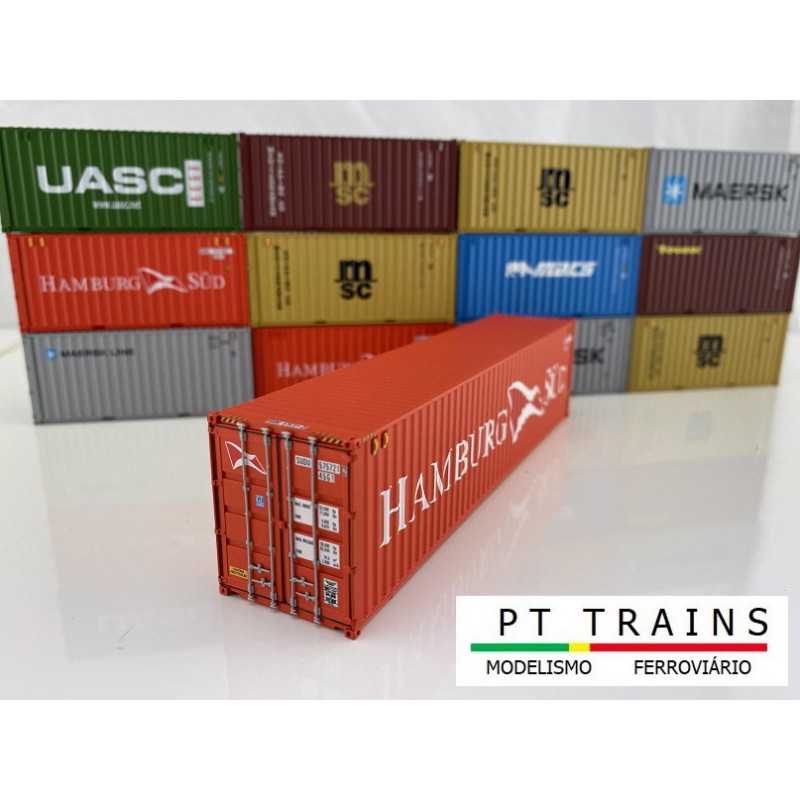 Container HC ''Hamburg SÜD'' da 40'. PT TRAINS 840007.3