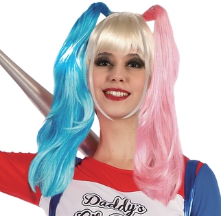 Parrucca di Harley Quinn