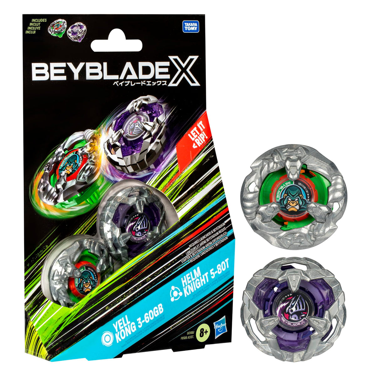 BeyBlade X Dual pack - Yell Kong + Helm Knight
