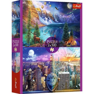Trefl Puzzle 2 x 500 pezzi Tour dell'America