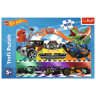 Trefl Puzzle 100 pezzi - Auto veloci / Hot Wheels