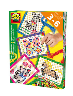 Ses Kit ricamo con motivi colorati