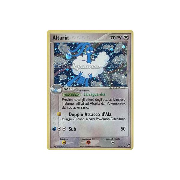 001 / 107 Altaria rara foil (IT) -NEAR MINT-
