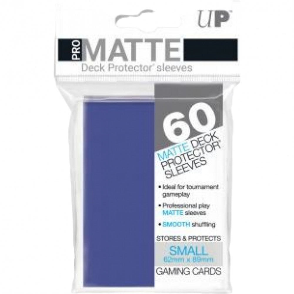 60 Bustine protettive Blu Matte Sleeves ULTRA PRO Japanese Small Size 62 x 89 mm
