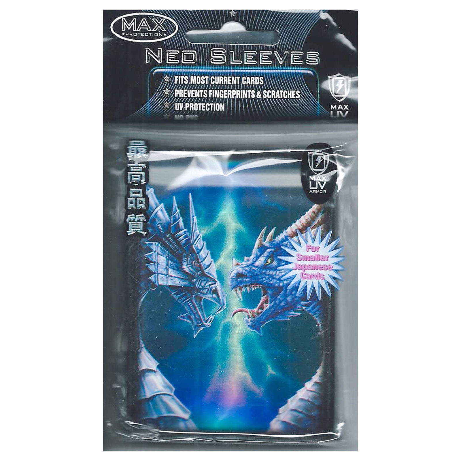 60 Bustine protettive Face Off Sleeves MAX PROTECTION Japanese Standard Size 62,5 x 90,5 mm