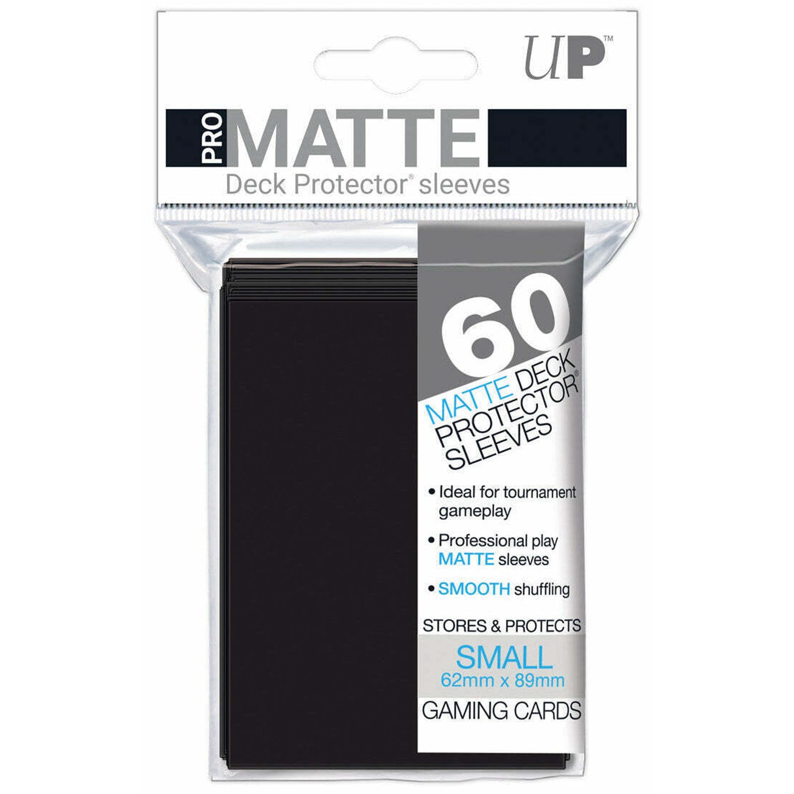 60 Bustine protettive Nero Matte Sleeves ULTRA PRO Japanese Small Size 62 x 89 mm