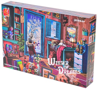 Puzzle inverno 70x50 cm 1000 pezzi