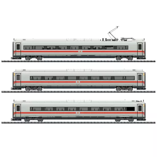 Coffret de 3 voitures complémentaires ICE 4 - Trix 23976 - HO 1/87