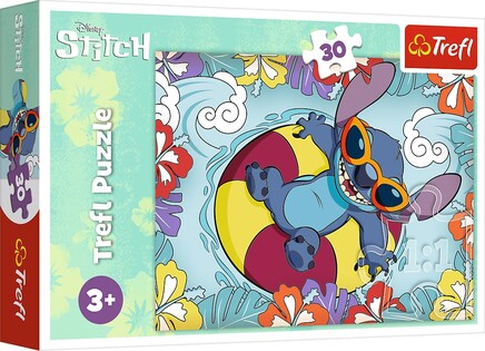 Trefl Puzzle Lilo&Stitch: 30 pezzi in vacanza