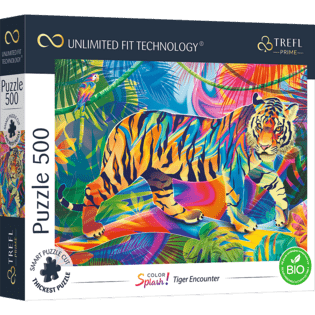 Trefl Prime puzzle 500 UFT - Spruzzi di colore: Tigre